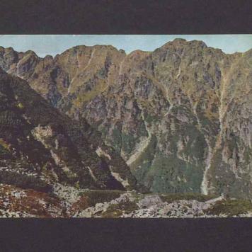 Tatry Wysokie. Widok z Opalonego w stronę Krzyżnego