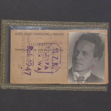 Legitymacja - Miejskie Zakłady Komunikacyjne w Warszawie