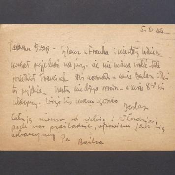 Tadeuszu Drogi - byłam u Franka [...]