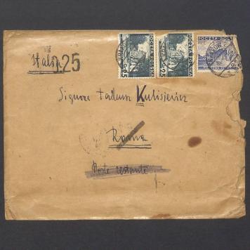 Koperta, adr. Signore Tadeusz Kulisiewicz
