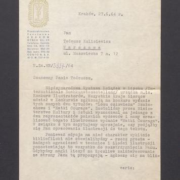 Szanowny Panie Profesorze [...]