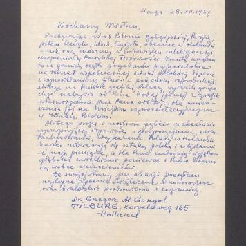 Kochany Mistrzu, Przebywając wśród Polonii [...]