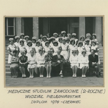 Uczennice Medycznego Studium Zawodowego wydziału Pielęgniarstwa w Kaliszu