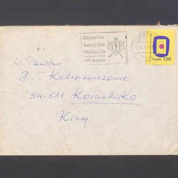 Koperta, adr. W. Państwo B. i T. Kulisiewiczowie