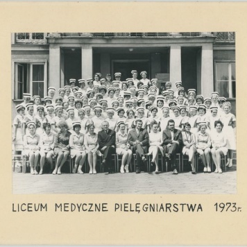 Uczennice Medycznego Studium Zawodowego wydziału Pielęgniarstwa w Kaliszu