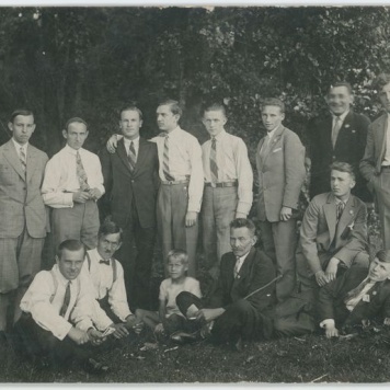 Członkowie Chóru Marjańskiego w Kaliszu