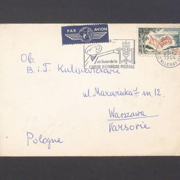 Koperta, adr. Ob. B. i T. Kulisiewiczowie