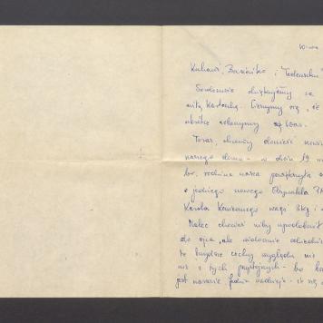 Kochani, Basieńko i Tadeuszku! Serdecznie dziękujemy [...]