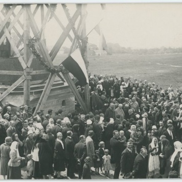 Zdjęcie z pobytu w Kaliszu . J. Piłsudskiego, I. Mościckiego, S. Wojciechowskiego