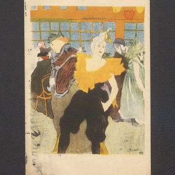 La Clownesse au Moulin Rouge