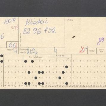 Rachunki za rozmowy telefoniczne