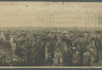 Panorama zniszczonego Kalisza