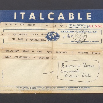 Wyslalismy Banco di Roma [...]