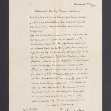 Hochverehrter Herr Prof. Tadeusz Kulisiewicz! Auch ich mochte mich in die Reihe [...]