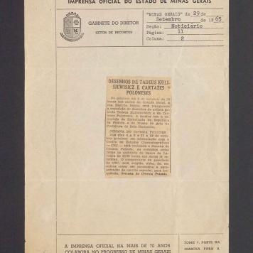 Desenhos de Tadeus Kulisiewisicz e Cartazes Poloneses