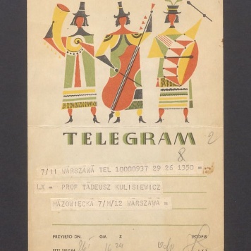 Z okazji honorowego członkowstwa Akademii Florenckiej najserdeczniejsze gratulacje [...]