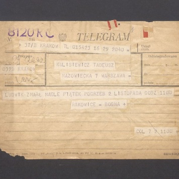 Ludwik zmarł nagle piątek pogrzeb [...]