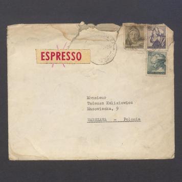 Koperta, nad. Ente Autonomo la Biennale di Venezia