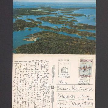 Barbarko Kochana, jeszcze Ci muszę powiedzieć jak lecieliśmy do Kopenhagi [...]