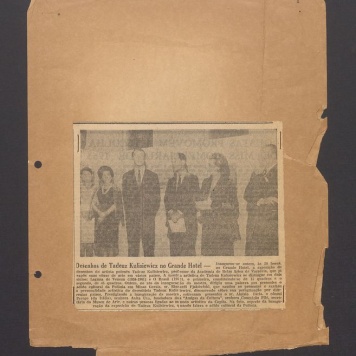 Desenhos de Tadeuz Kulisiewicz no Grande Hotel