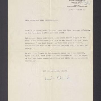 Sehr geehrter Herr Kulisiewicz, durch die Zeitschrift "Polska" habe ich [...]