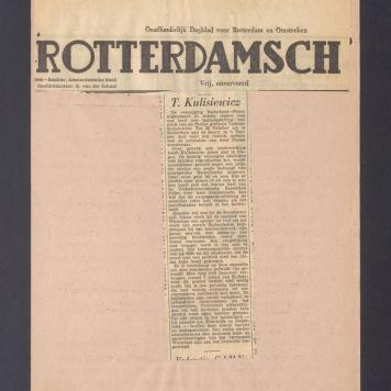 T. Kulisiewicz. De vereniging Nederland-Polen organiseert in enkele steden [...]