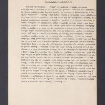 Związek "Nederland - Polen" organizuje w kilku miastach naszego kraju wystawę dzieł [...]