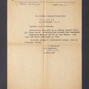 Państwowy Instytut Wydawniczy: honorarium za ilustrację na okładce książki