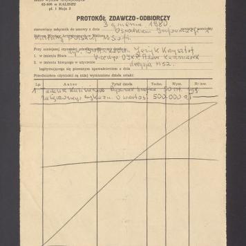 Protokół zdawczo-odbiorczy