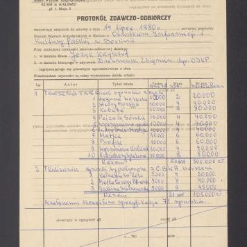 Protokół zdawczo-odbiorczy