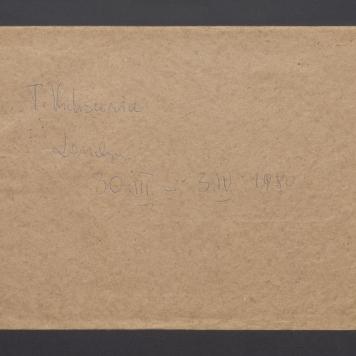 Koperta, T. Kulisiewicz, Londyn