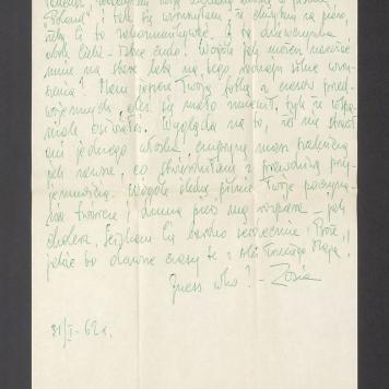 Tadeusz, zobaczyłam Twoją kochaną mordę [...]