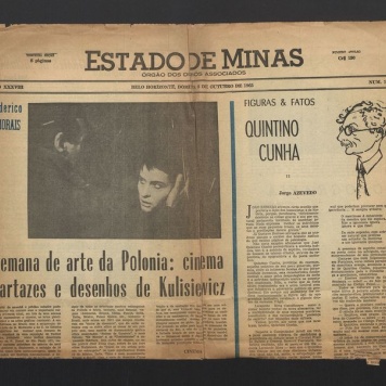 Semana de arte da Polonia: cinema cartazes e desenhos de Kulisiewicz