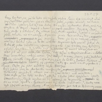 Droga Barbaro, nie, już bez Ciebie nie wyjadę nigdzie [...]