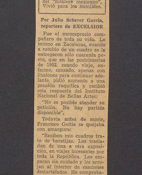 Goitia, el Artista Humilde