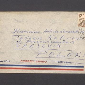 Koperta, adr. Tadeusz Kulisiewicz