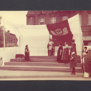 Jarmark Bartłomiejski. Scena na Rynku.