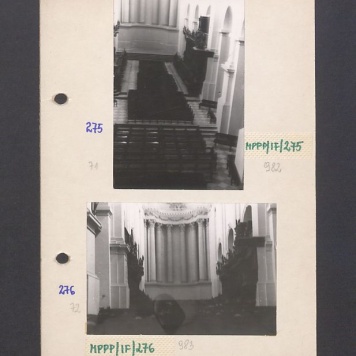 Wnętrze katedry jako sala koncertowa podczas II wojny światowej.