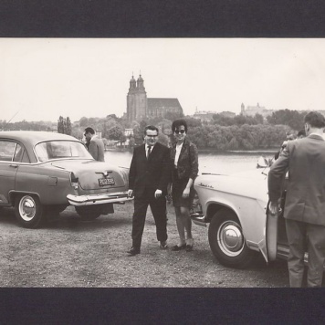 Wizyta gości z Węgier. Widok na katedrę.