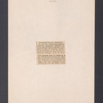 Ausstellung Professor Kulisiewicz