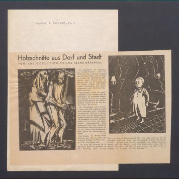 Holzschnitte aus Dorf und Stadt von Tadeusz Kulisiewicz und Frans Masereel