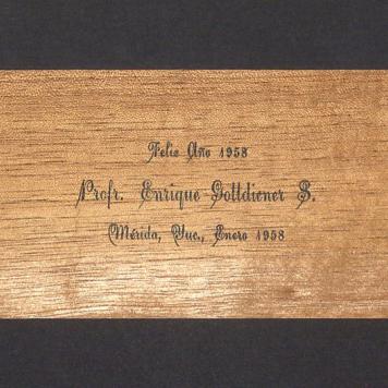 Wizytówka, Profr. Enrique Gottdiener