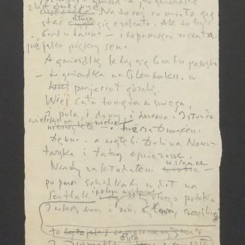 Wspomnienie gwiazdki z dzieciństwa i w Szlembarku