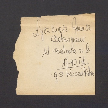 Wizytówka, Łyszczak Janusz