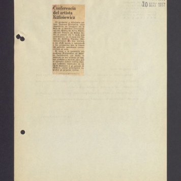 Conferencia del artista Kulisiewicz