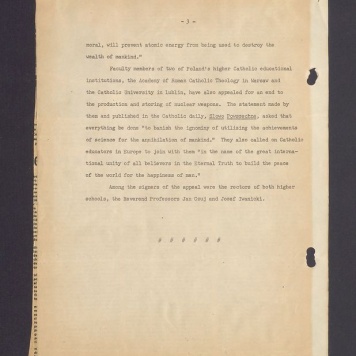 (...) moral, will prevent atomic energy [...]