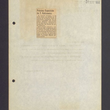 Proxima Exposicion de T. Kulisiewicz