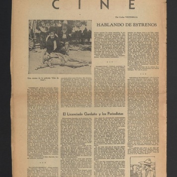 Cine. Hablando de Estrenos