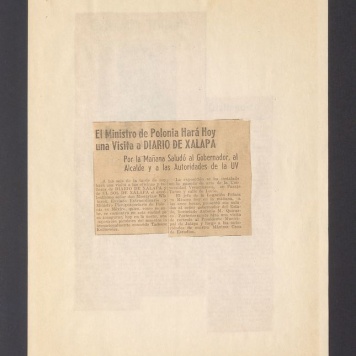El Ministro de Polonia Hara Hoy una Visita a Diario de Xalapa