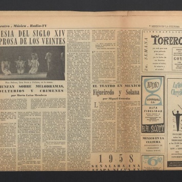 Poesia del siglo XIV y prosa de los veintes